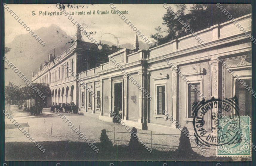 Bergamo San Pellegrino cartolina LQ4350 – fronte