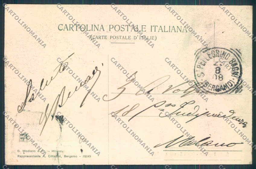 Bergamo San Pellegrino cartolina LQ4352 – retro