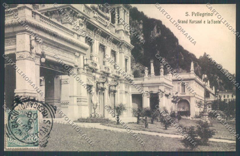 Bergamo San Pellegrino cartolina LQ4354 – fronte