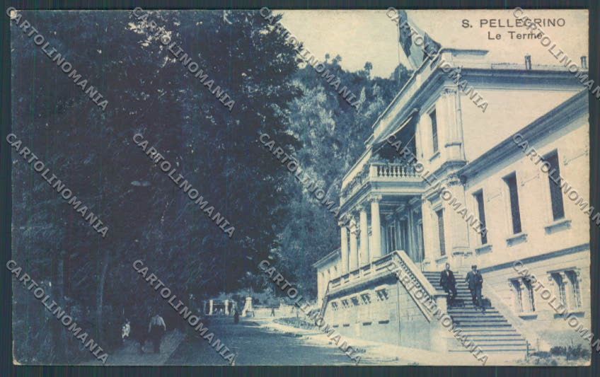 Bergamo San Pellegrino PIEGA cartolina LQ4364 – fronte