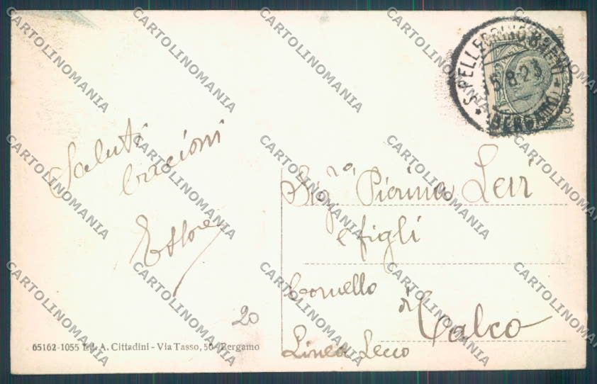 Bergamo San Pellegrino cartolina LQ4366 – retro