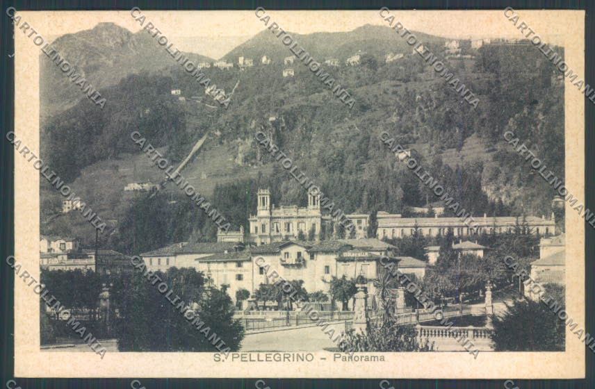 Bergamo San Pellegrino Funicolare cartolina LQ4369 – fronte