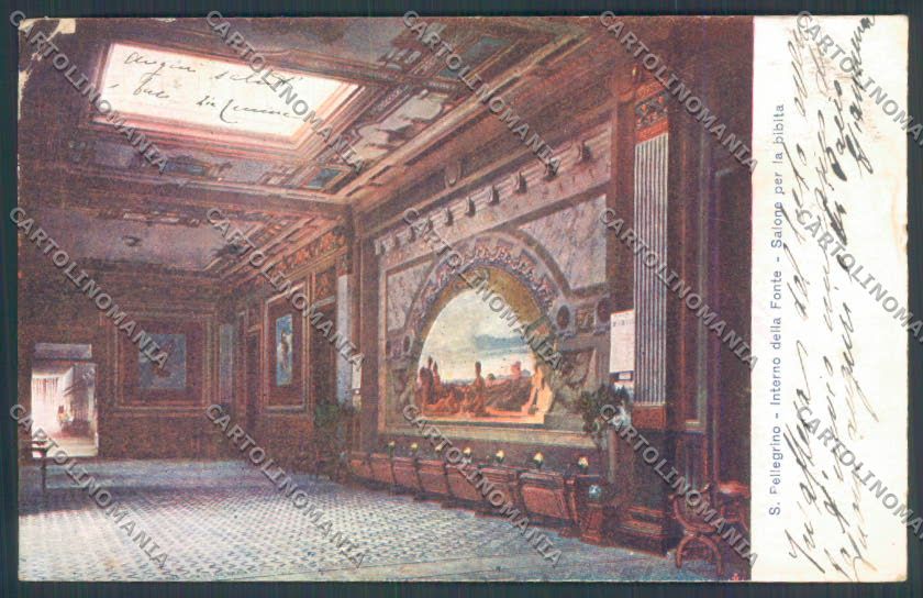 Bergamo San Pellegrino PIEGHINA cartolina LQ4374 – fronte