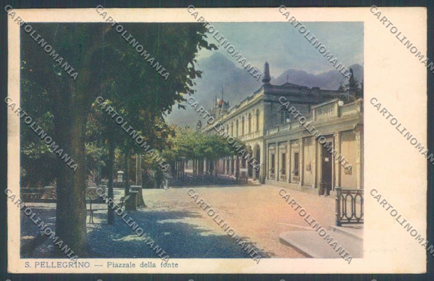 Bergamo San Pellegrino cartolina LQ4377 – fronte
