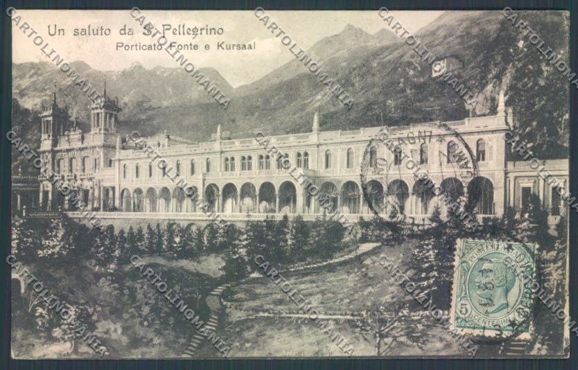 Bergamo San Pellegrino cartolina LQ4378 – fronte