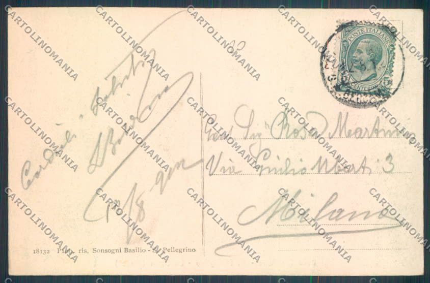 Bergamo San Pellegrino cartolina LQ4382 – retro