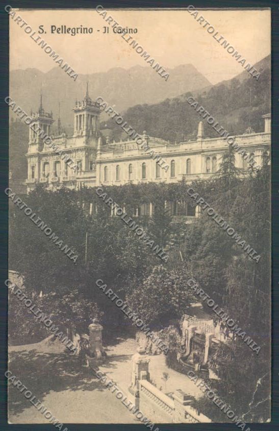 Bergamo San Pellegrino PIEGHINE STRAPPINO cartolina LQ4386 – fronte