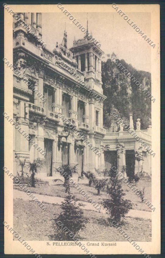 Bergamo San Pellegrino PIEGA cartolina LQ4387 – fronte