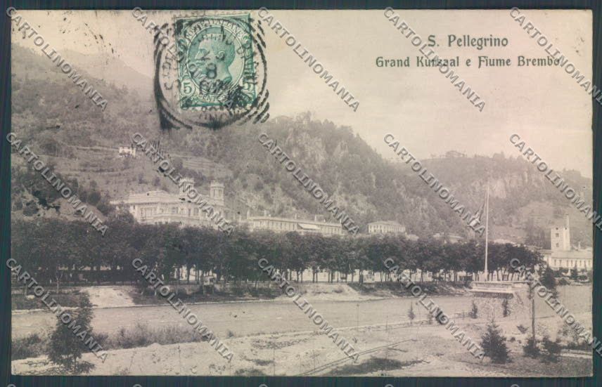Bergamo San Pellegrino cartolina LQ4388 – fronte