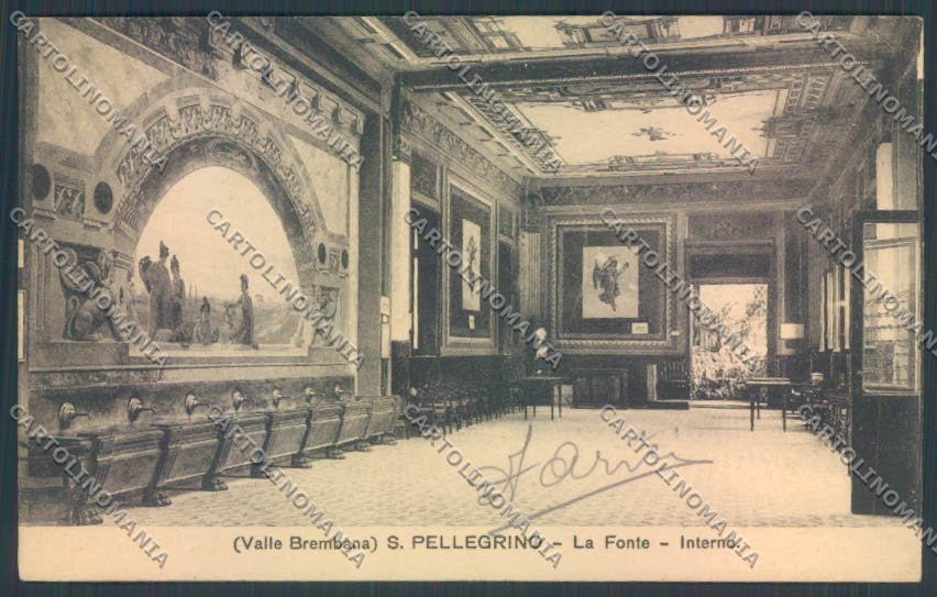 Bergamo San Pellegrino cartolina LQ4390 – fronte
