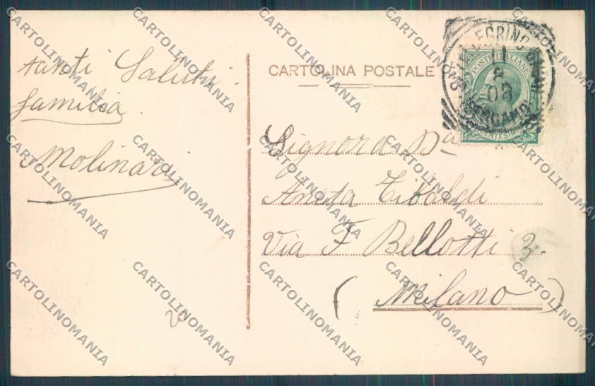 Bergamo San Pellegrino cartolina LQ4406 – retro