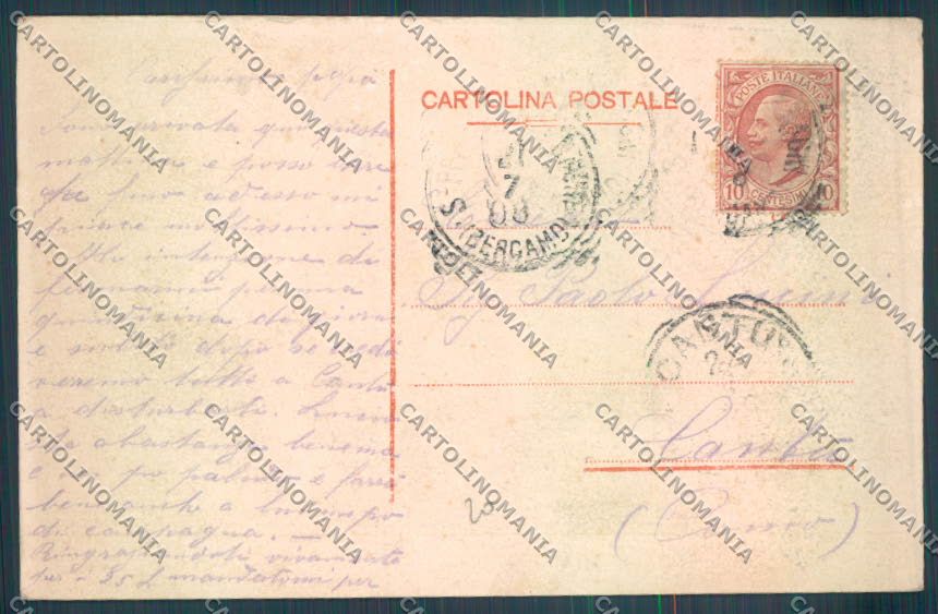 Bergamo San Pellegrino cartolina LQ4407 – retro