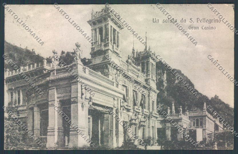 Bergamo San Pellegrino Saluti da cartolina LQ4409 – fronte