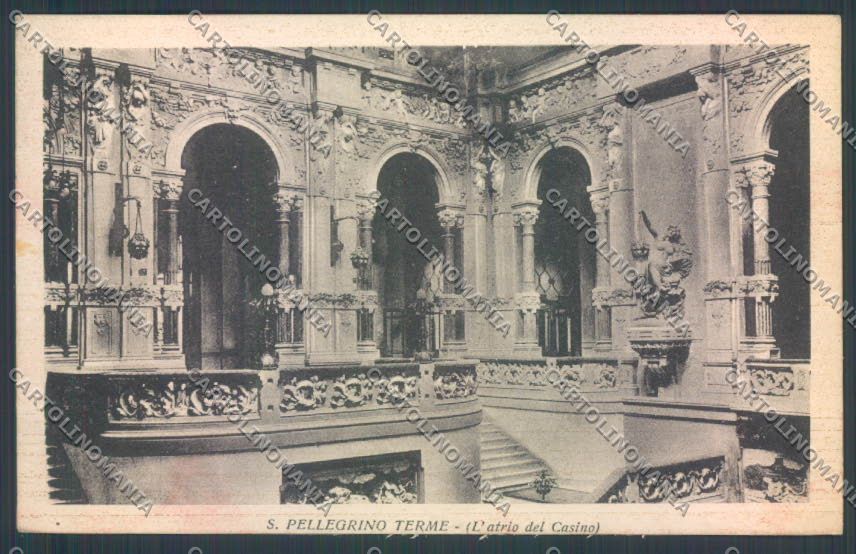 Bergamo San Pellegrino PIEGHINA cartolina LQ4412 – fronte