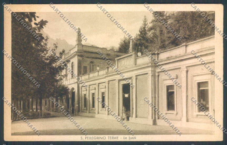Bergamo San Pellegrino cartolina LQ4418 – fronte