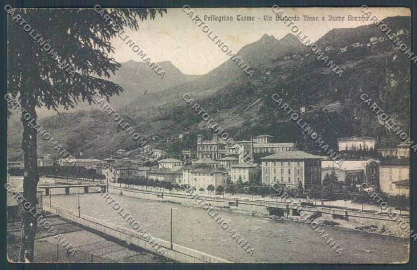 Bergamo San Pellegrino cartolina LQ4421 – fronte