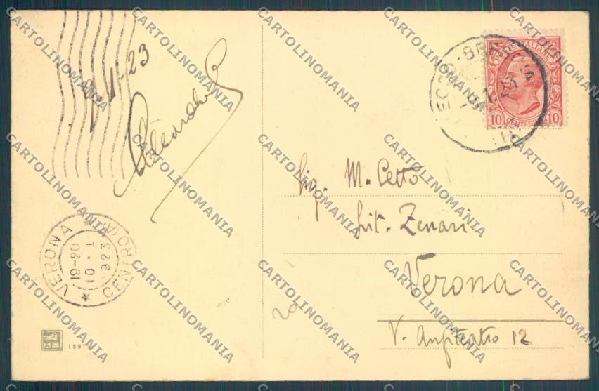 Bergamo San Pellegrino Saluti da cartolina LQ4426 – retro