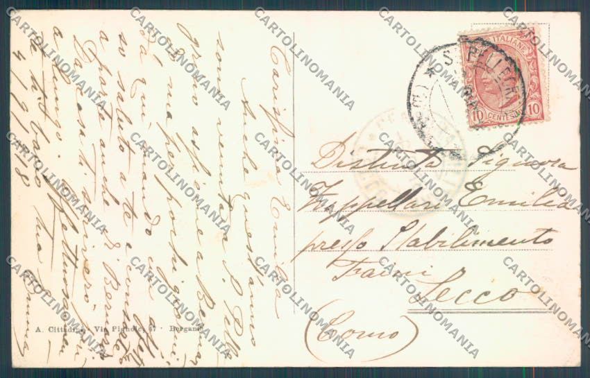 Bergamo San Pellegrino cartolina LQ4450 – retro