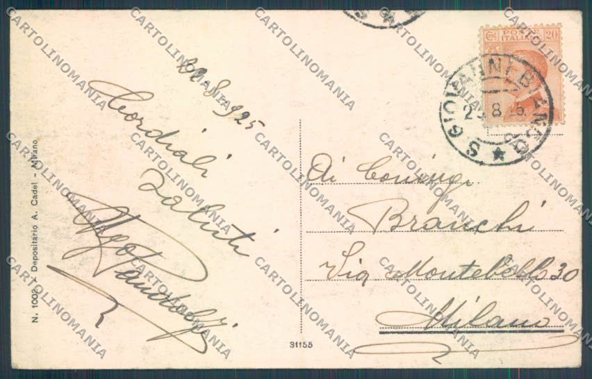 Bergamo San Pellegrino cartolina LQ4451 – retro