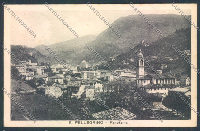 Bergamo San Pellegrino cartolina LQ4453 – fronte