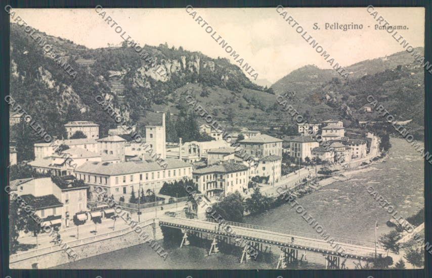 Bergamo San Pellegrino cartolina LQ4457 – fronte