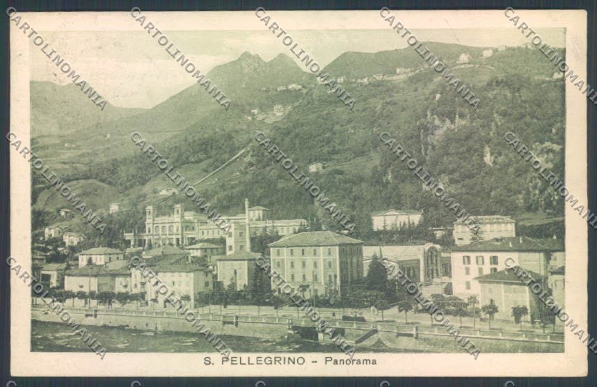 Bergamo San Pellegrino cartolina LQ4458 – fronte