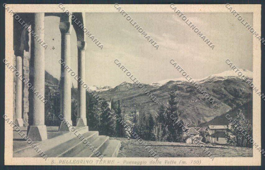 Bergamo San Pellegrino cartolina LQ4484 – fronte