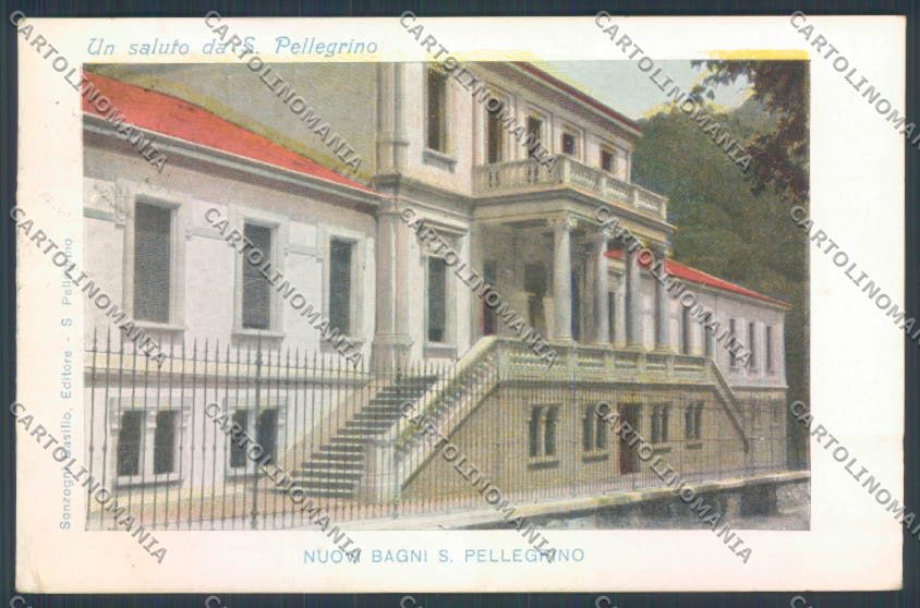 Bergamo San Pellegrino cartolina LQ4486 – fronte