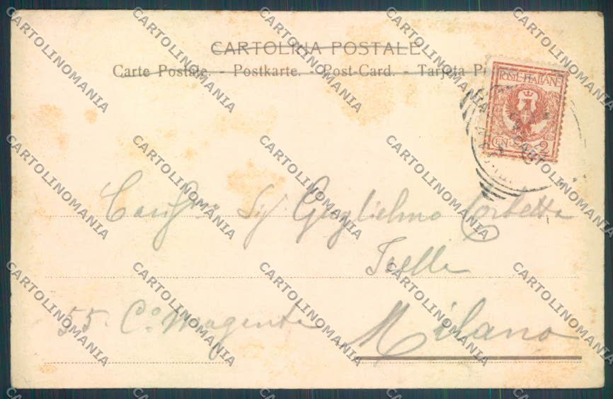 Bergamo San Pellegrino cartolina LQ4488 – retro
