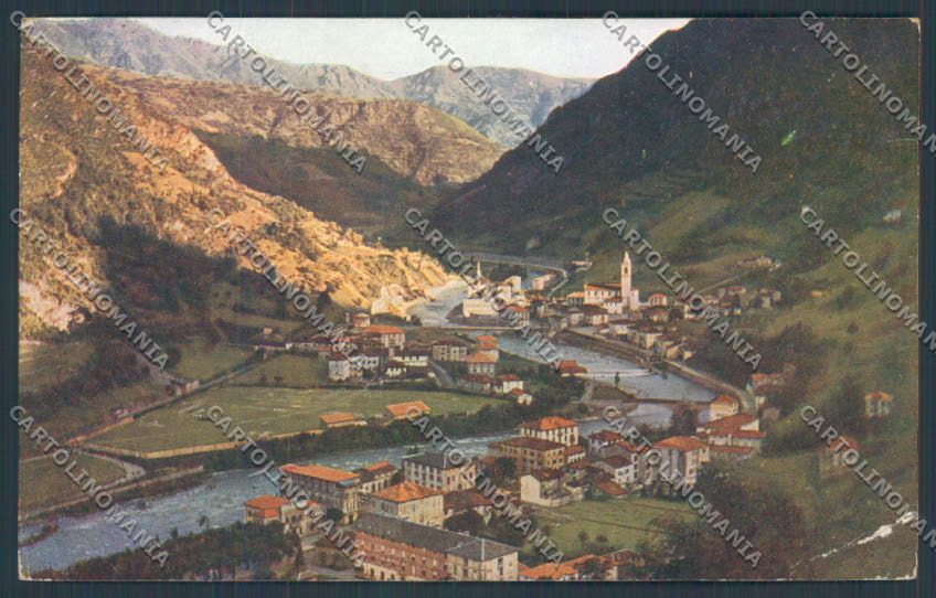 Bergamo San Pellegrino PIEGA cartolina LQ4497 – fronte