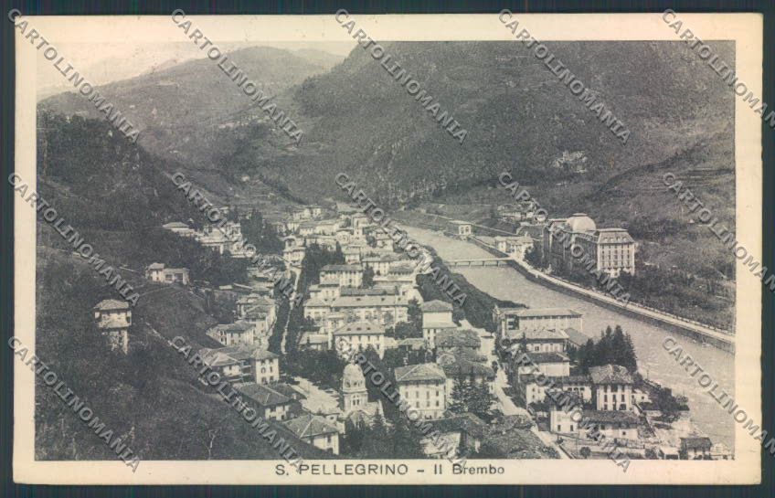 Bergamo San Pellegrino cartolina LQ4523 – fronte