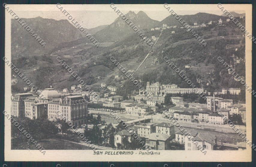 Bergamo San Pellegrino cartolina LQ4524 – fronte
