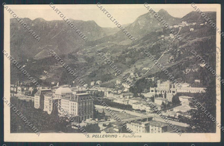 Bergamo San Pellegrino cartolina LQ4525 – fronte