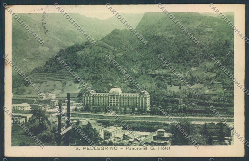 Bergamo San Pellegrino cartolina LQ4526 – fronte