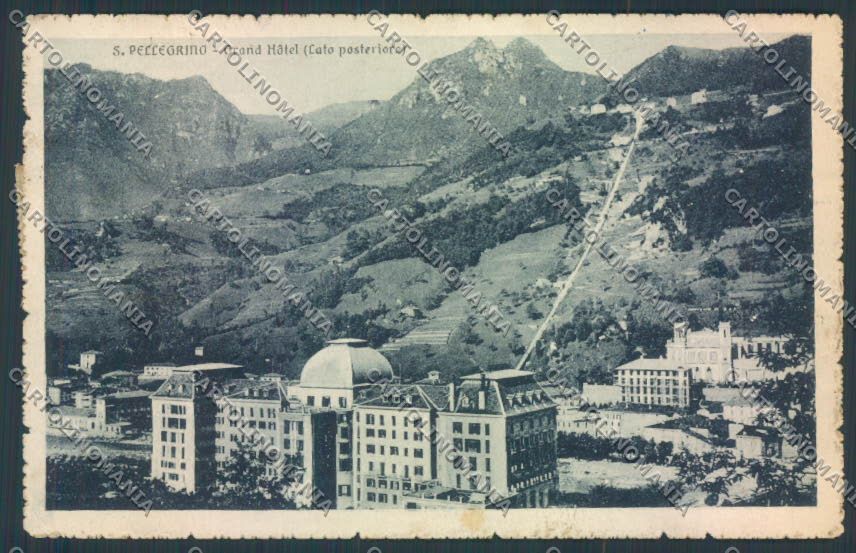 Bergamo San Pellegrino Funicolare cartolina LQ4530 – fronte