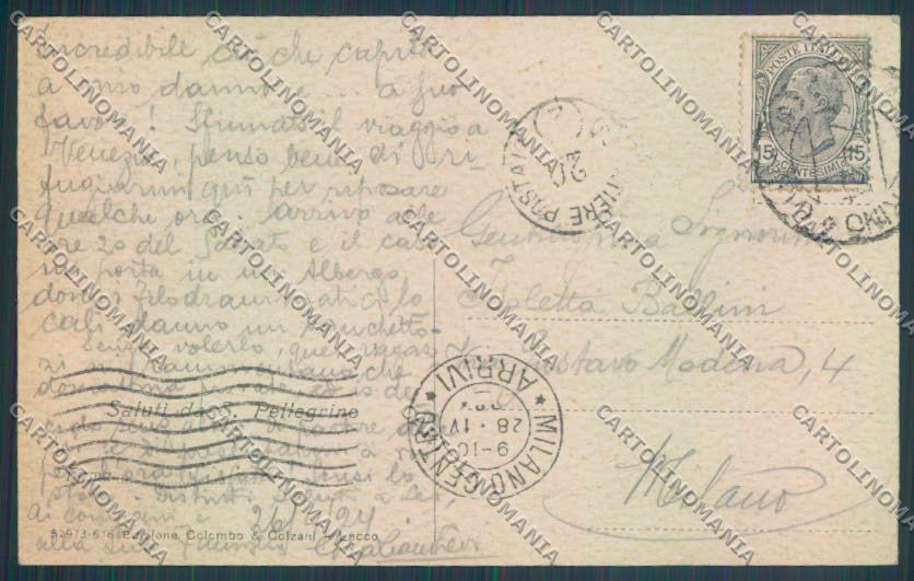 Bergamo San Pellegrino cartolina LQ4531 – retro