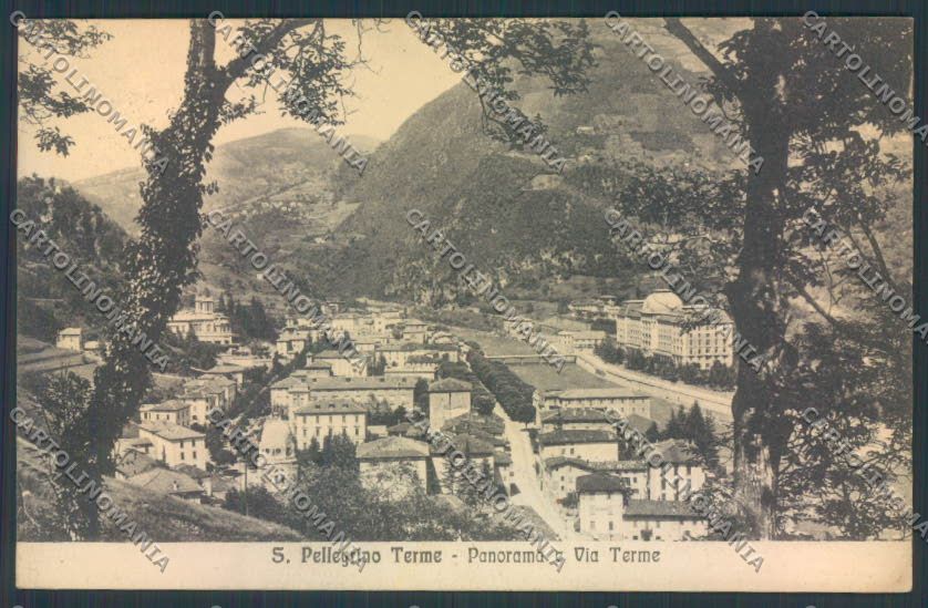 Bergamo San Pellegrino ABRASA cartolina LQ4543 – fronte