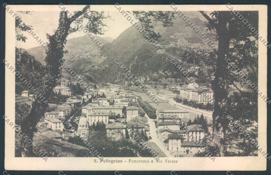 Bergamo San Pellegrino cartolina LQ4544 – fronte