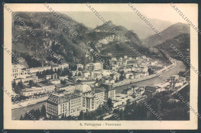 Bergamo San Pellegrino cartolina LQ4548 – fronte