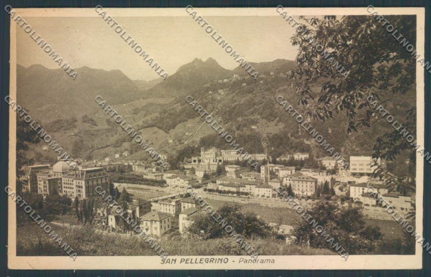 Bergamo San Pellegrino cartolina LQ4551 – fronte