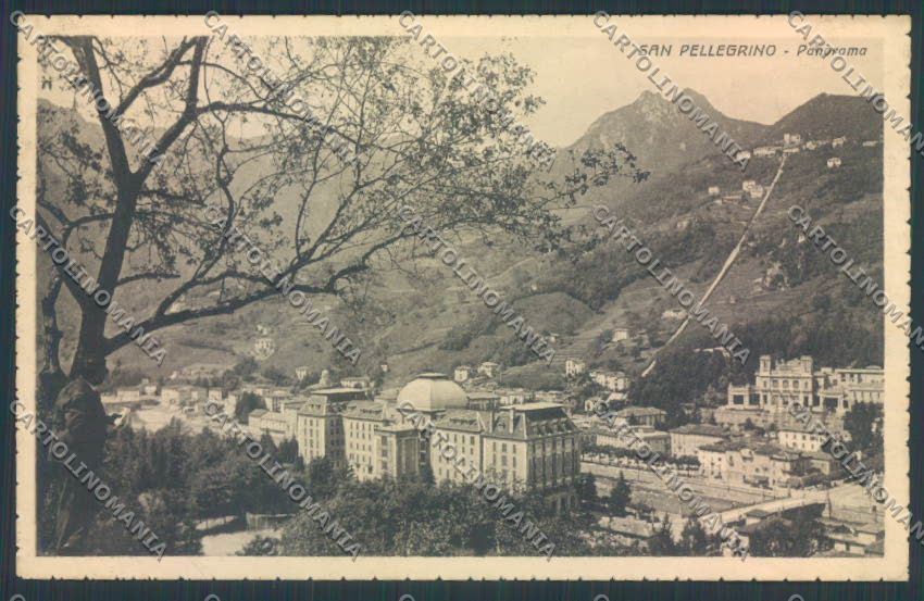 Bergamo San Pellegrino cartolina LQ4552 – fronte