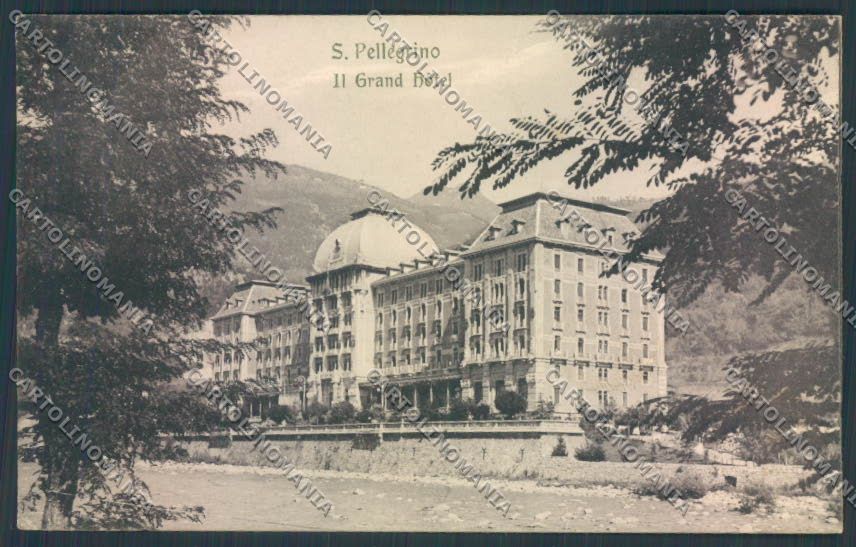 Bergamo San Pellegrino cartolina LQ4554 – fronte