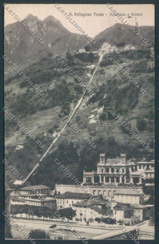 Bergamo San Pellegrino Funicolare cartolina LQ4559 – fronte