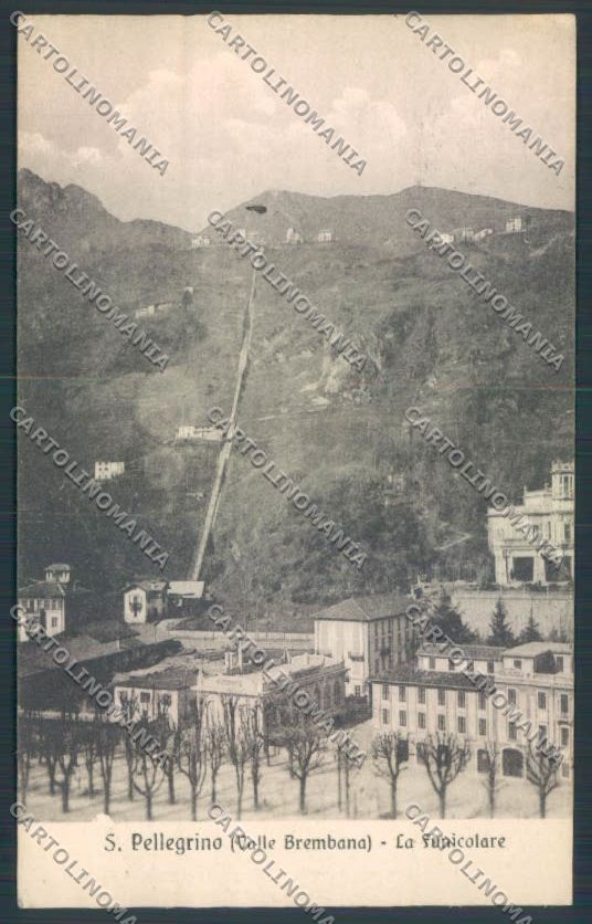 Bergamo San Pellegrino Funicolare cartolina LQ4560 – fronte