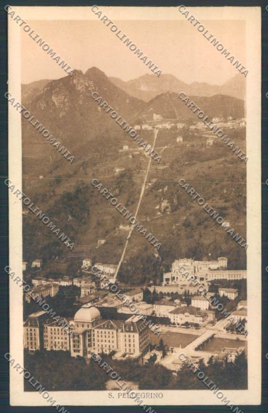 Bergamo San Pellegrino Funicolare cartolina LQ4563 – fronte