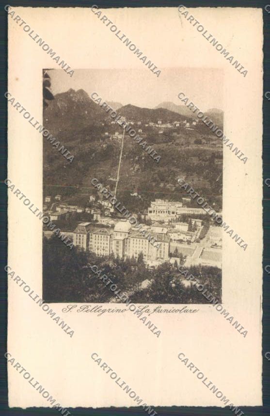 Bergamo San Pellegrino Funicolare cartolina LQ4564 – fronte