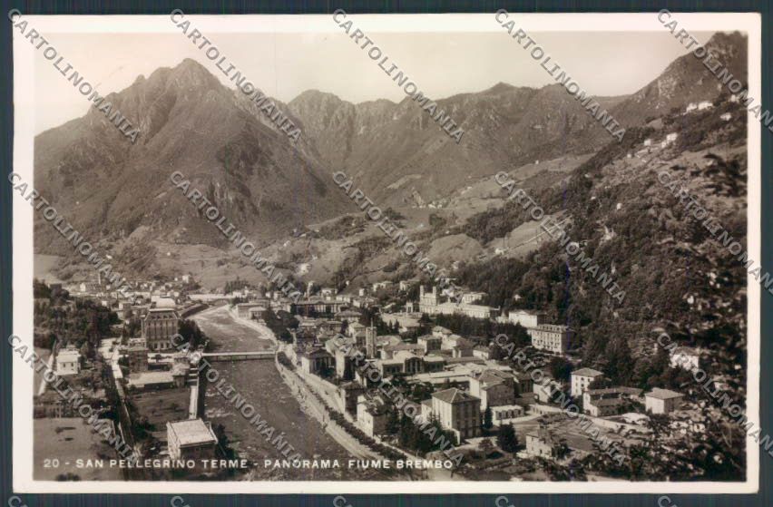 Bergamo San Pellegrino Foto cartolina LQ4570 – fronte