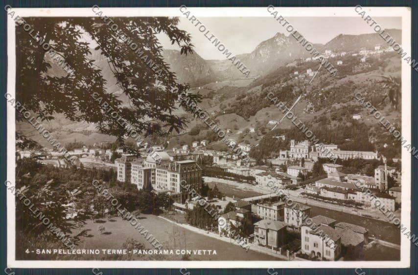 Bergamo San Pellegrino Foto cartolina LQ4573 – fronte