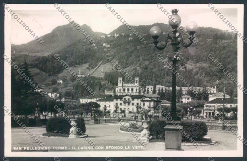 Bergamo San Pellegrino Foto cartolina LQ4574 – fronte