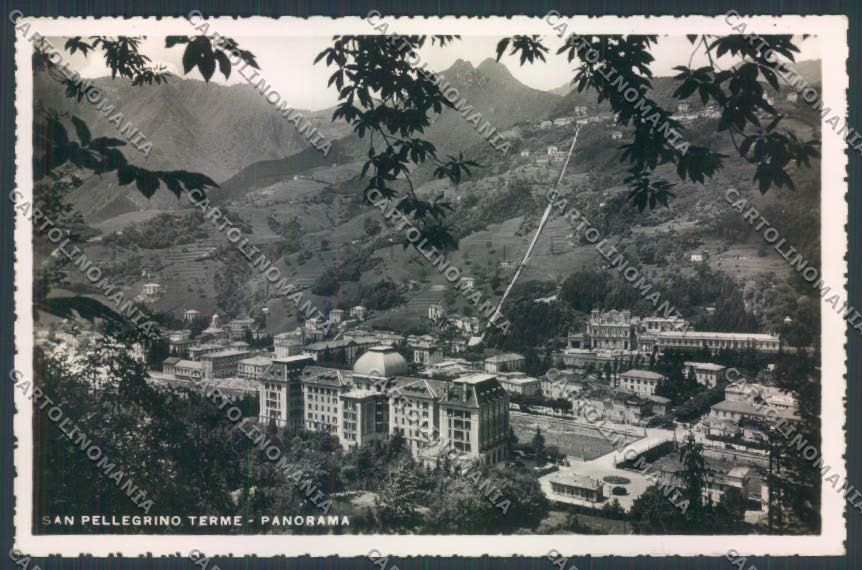 Bergamo San Pellegrino Foto cartolina LQ4577 – fronte